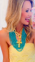 Multi Turquoise Beaded Necklace