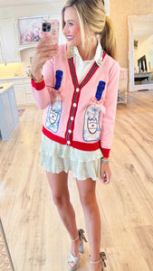 Pink Champagne Cardigan