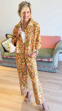 Ivy Jane Peach Rose Bush Barrel Pants