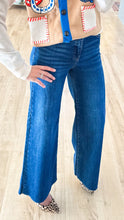 Risen Dark High Rise Wide Palzazzo Jeans