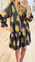 THML Floral Detailed V Neck Dress