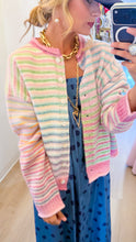 Strawberry Mix Stripe Cardigan