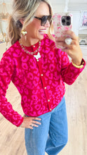 Pink Leopard Caridgan
