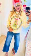 Cream Christmas Wreath Sweater