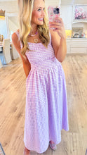 Lavender Gingham Dress