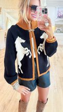 THML Black Horse Knit Cardigan