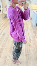 Plum Fleece Sweatshirt