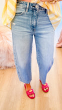 RESTOCK Vervet Super High Rise Crop Barrel Jeans