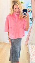 Ivy Jane Pink Faux Fur Capelet