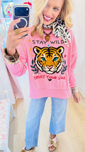 Pink Tiger Stay Wild Sweatshirt