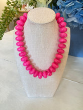 Hot Pink Sugar Bead Necklace