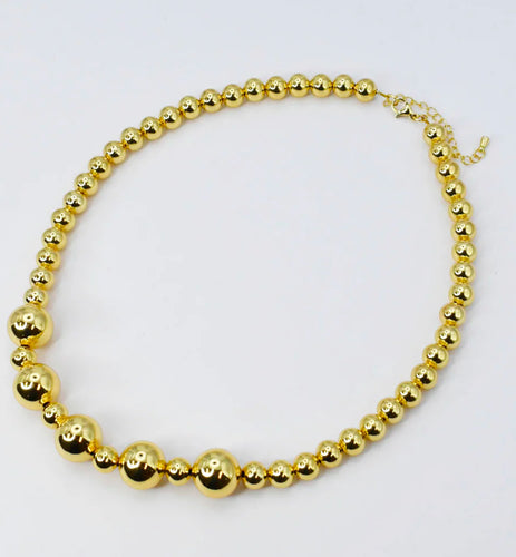 Golden Beads Necklace