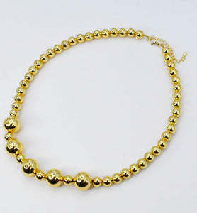 Golden Beads Necklace