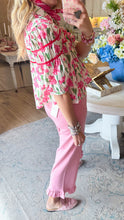 Peony Pink Floral Top