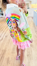 Queen of Sparkle Ginger Bread House Sweater