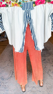 Rust Washed Cargo Pant