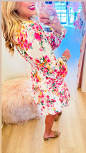 Long Sleeve Waist Smocked Mini Dress