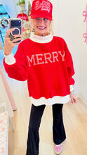 Red Merry Mock Neck