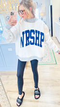 Worship Reversible Mockneck Sweatshirt