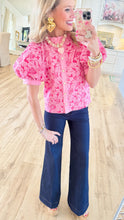 Dark Denim Contrast Stitch Wide Leg Jeans