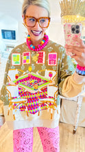 Queen of Sparkle Mahjong Table & Chairs Sweater
