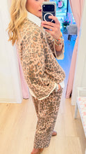 Ecru Animal Print Pant Set