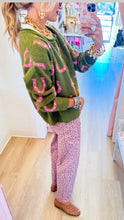 RESTOCK Pink Leopard Print Pants