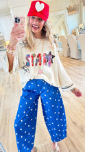 Ecru Stars Patchwork Tee