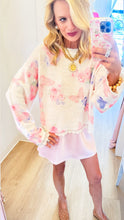 Cream Multi Butterfly Sweater