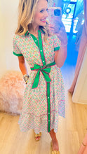 Multi Floral Button Up Maxi Dress