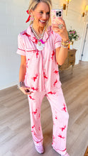 Pink and Red Bow PJ Pant Set