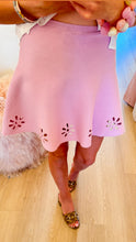 Orchid Floral Eyelet Embroidered Skirt