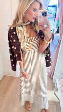 Brown Polka Dot Cardigan