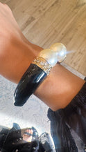 Black and Pearl Cuff
