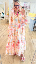 Pink Multi Floral Maxi Dress