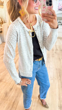 Cream Multi Faded Leopard Cardigan