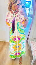 Queen of Sparkles White Paisley Maxi Dress