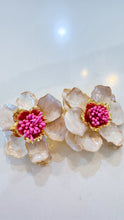 Pink Flower Earring