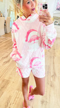 Pink Santa Quilted Fleece Short Set