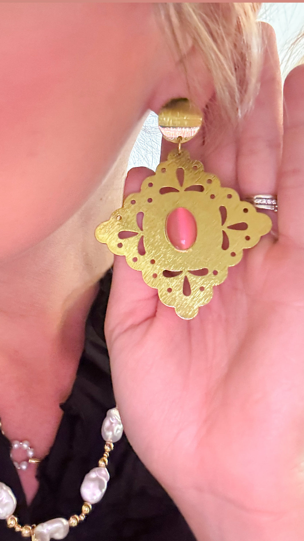 Rambo Mauve Earrings