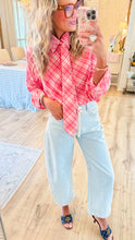 Deal of the day Light Denim Floral Detail Barrel Jeans