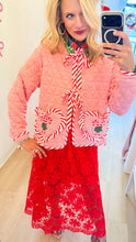 Pink Candy Cane Quilted Jackets