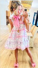 RESTOCK Pastel Pink Heart Patchwork Mini Dress