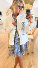 White Western Embroidered Jacket