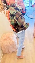 Camo Sequin Detail Jacket