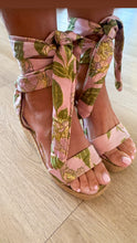 Pink Rose Garden Wrap Wedge