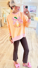 Orange Pumpkin Sequin Sweatshirt