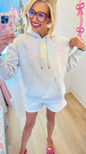 Deal of The Day Ash Grey Lucky Patchwork Short Set