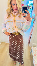 Pink Multi Fuzzy Knit Cardigan