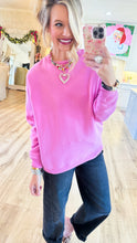 Pink Pullover Sweatshirt
